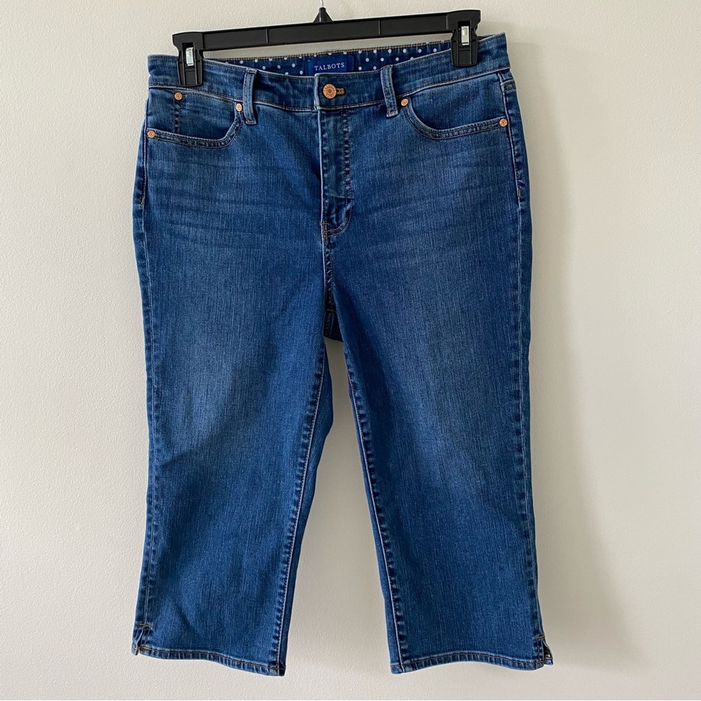 Talbots Women’s 5-Pocket Bermudas Capris Denim
